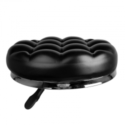 TABORET KOSMETYCZNY / FRYZJERSKI AM-302 PILLOW CZARNY